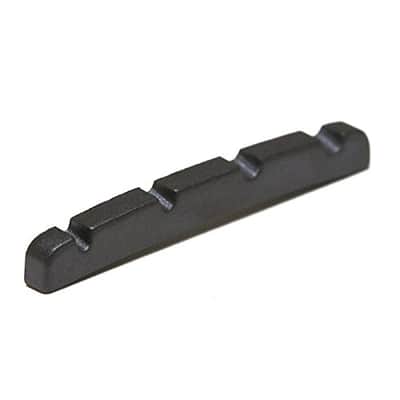 Graph Tech PT-1204-00 BLACK TUSQ XL 1-1/4" E-to-G Slotted Precision Bass-Style Nut image 2