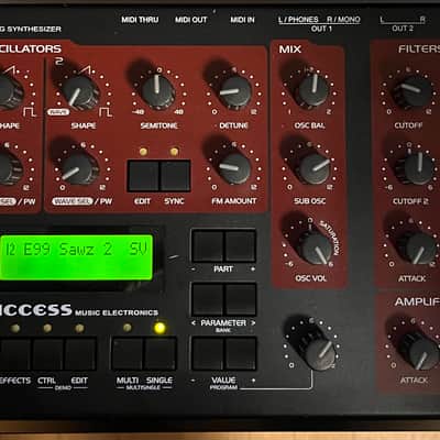 Access Virus B Virtual Analog Desktop Synth with Rack Ears