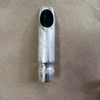 Used Selmer Paris C* C Star Metal Alto Sax Saxophone Mouthpiece with Cap & Ligature image 3