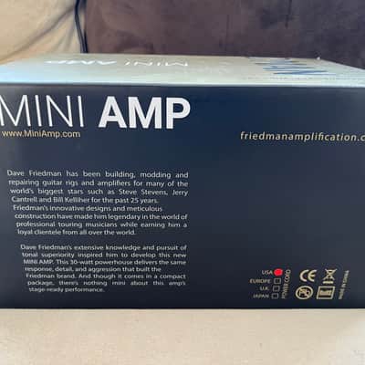 Friedman BE-Mini 30-Watt Solid State Guitar Amp Head 2021 - Present - Black image 9