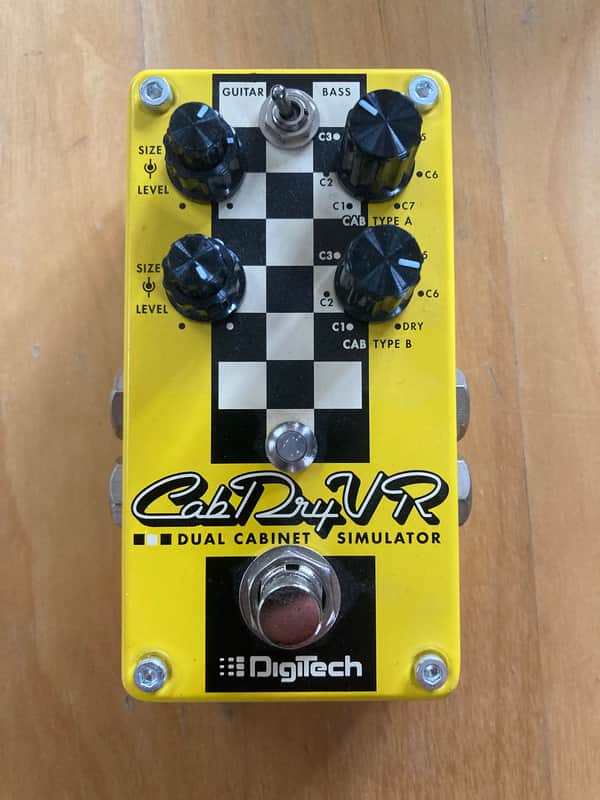 DigiTech CabDryVR Dual Cabinet Simulator 2010s - Yellow/Black/White image 1