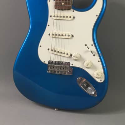 Vintage Fender Stratocaster 1993 Solid Custom Contour Body Lake Placid Blue Rare MIJ Relic HSC 6.8 Lb! image 16