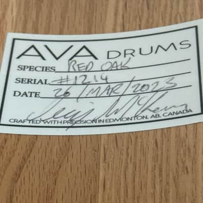 AVA Red Oak Wenge wood hoops  2023 - Red Oak image 9