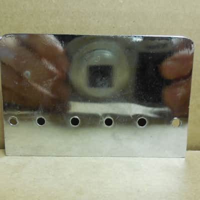 New Chrome  bass guitar Washburn 5 String Replacement Bridge image 3