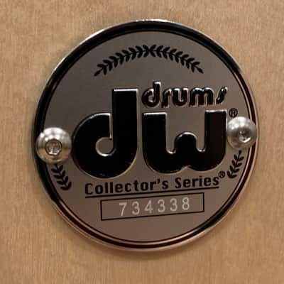DW Collector's Series Pure Maple 14x20 Bass Drum Floor Tom in Natural Satin Oil with Chrome Hardware image 2