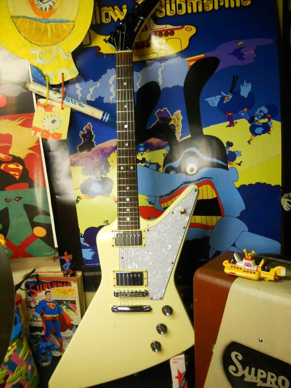 Polaris USA Lawsuit Explorer 1982 custom Creme, Hipshot tuners Schaller hi gain 50's humbuckers image 1