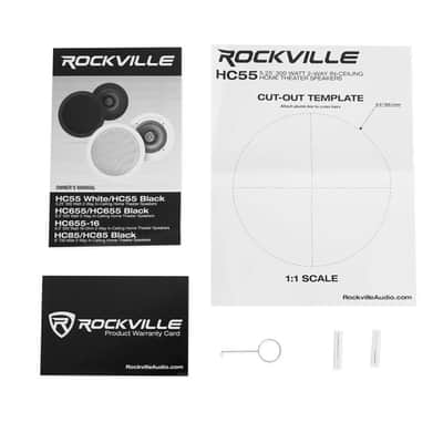 Technical Pro RX4CH Bluetooth Home Receiver Amp+(8) 5.25" White Ceiling Speakers image 9