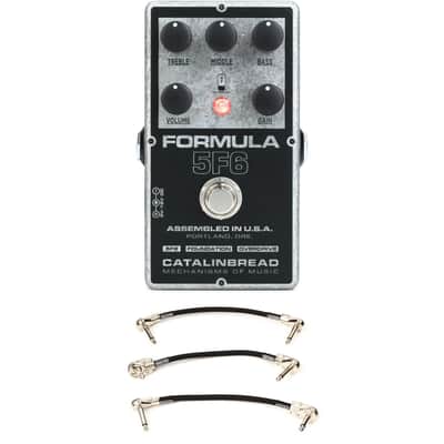 Catalinbread Formula 5F6 Tweed Bassman-style Overdrive Pedal with 3 Patch Cables image 1