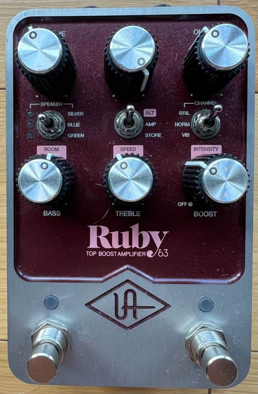 Universal Audio Ruby ’63 Top Boost Amplifier 2022 - Present - Ruby / Silver image 1