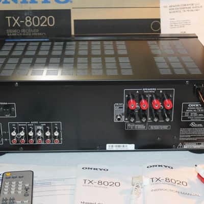 ONKYO TX-8020 STEREO RECEIVER Pristine Sub Out! Phono Section Used Twice!! image 3