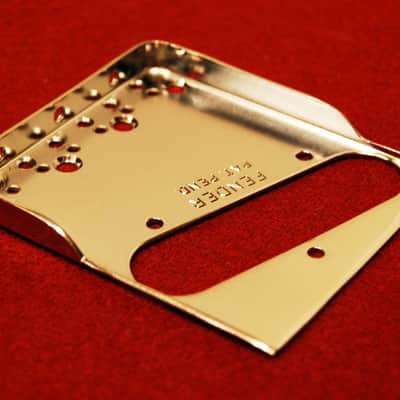Fender Vintage Telecaster Bridge Plate w/ Hybrid Double Notches to fit an American Standard image 3
