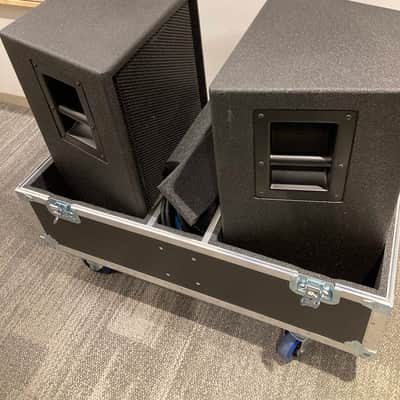 PAIR Yamaha C112V Club Concert 2-Way 12" Passive Speaker - With Custom Rolling Case image 1