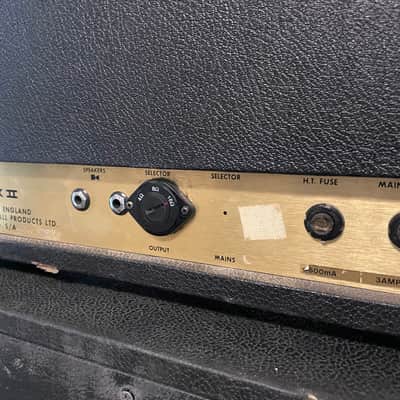 Mid 1970's Marshall Model 1987 50W Lead – Original Mustard Caps, Drake Iron image 11