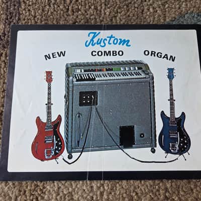 Vintage Circa 1968 Kustom Combo Organ Introduction Catalog! Rare, Original Case Candy, Paperwork! image 1