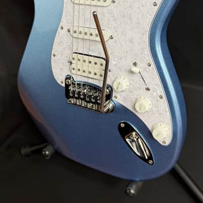 G&L Tribute Legacy HSS Electric Guitar Lake Placid Blue Finish image 4