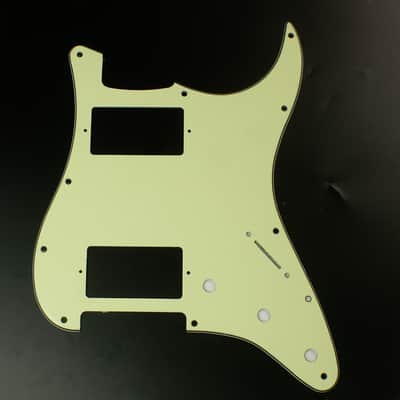 Custom Guitar Pickguard For Strat HH Layout ,3ply Vintage Mint Green