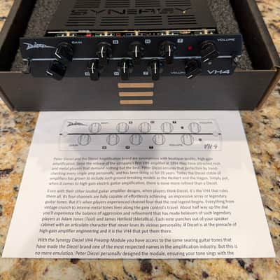 Synergy Diezel VH4 2-Channel All-Tube MTS Preamp Module - Black image 1