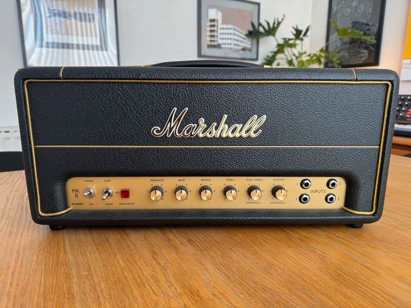Marshall Studio Vintage SV20H "MK II" 20-Watt Guitar Amp Head 2019 - Present - Black image 1