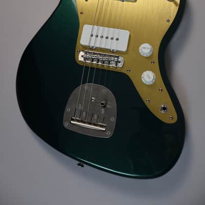Brown Bear Guitars Jazzmaster British Racing green with Descendant bridge/vibrato image 1
