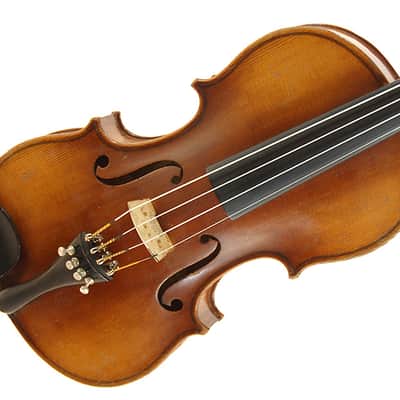 Vintage Early 1900s Stradivarius Copy Violin Made in Germany w Cases and Bows image 2