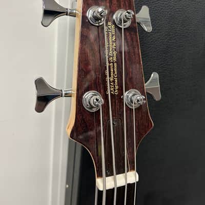 Aria Pro II SB-700 Four String Bass Guitar - Walnut w/Free Hard Case image 3