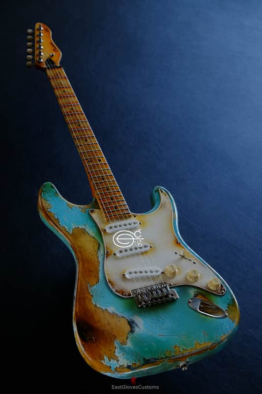 Peavey Predator Daphne Blue Made in USA Aged Heavy Relic image 1