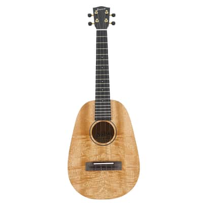 Pono MGTDP Deluxe Solid Mango Pineapple Tenor Ukulele image 4