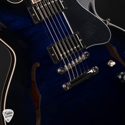 Gibson ES-335 Figured Custom Color Deep Ocean Burst 8.4 #232150205 image 12