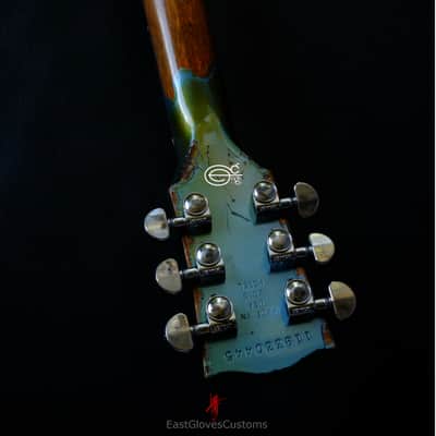 Gibson Les Paul Studio Deluxe II '60s Pelham Blue Aged Relic by East Gloves Customs (Limited Run) image 18
