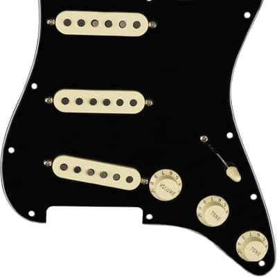 Genuine FENDER Pre-Wired TEX-MEX Loaded Strat 11-Hole Black Pickguard image 12
