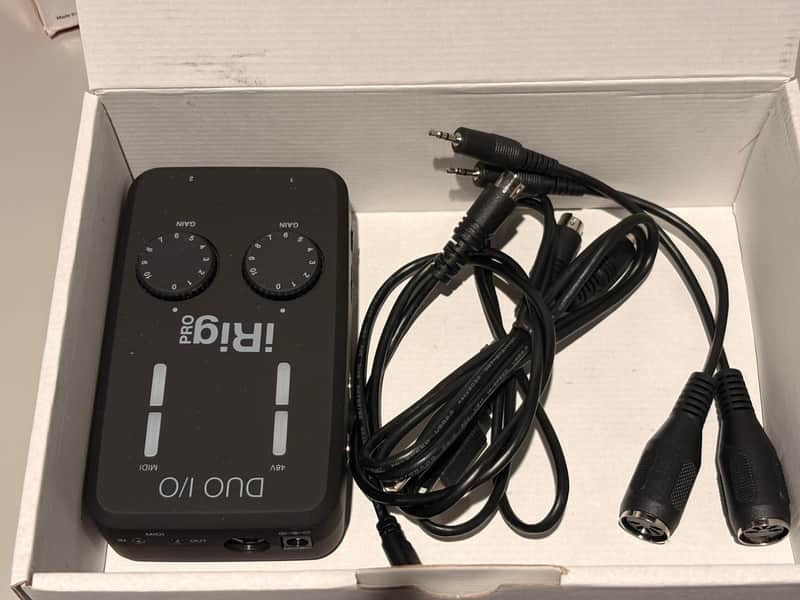 IK Multimedia iRig Pro Duo I/O 2-Channel Mobile Audio Interface 2020 - Present - Black image 1