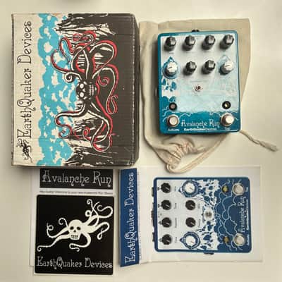 RARE V1!!! EarthQuaker Devices Avalanche Run Stereo Reverb & Delay with Tap Tempo 2016 - 2017 - Various image 1