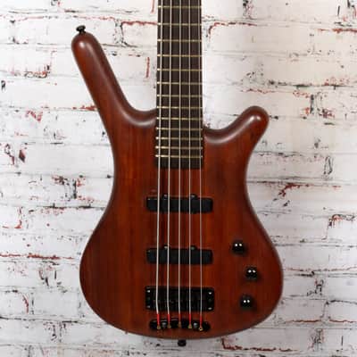 Warwick - Standard Corvette 5 String Electric Bass Guitar - Natural - USED image 1
