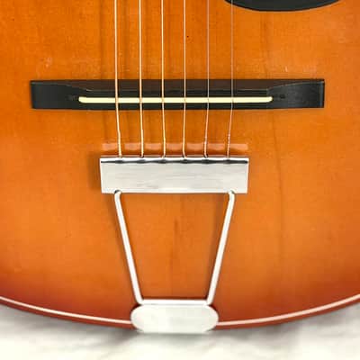 1970s Kay K-72S Starter Series Parlor Guitar Sunburst – Perfect Traveler image 4