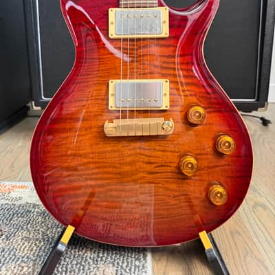 2001 PRS Brazilian Limited Singlecut #47/250 - Dark Cherry Sunburst - ALL ORIGINAL + Factory Provenance image 2