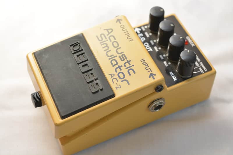 BOSS AC-2 Acoustic Simulator (Silver Label) Made in Taiwan 2001 image 1