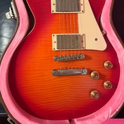 Epiphone Limited Edition 1959 Les Paul Standard Electric Guitar - Aged Dark Cherry Burst 2025 - Cherry image 2