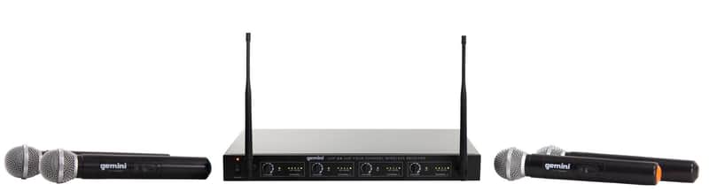 Gemini - Four Channel Wireless Handheld Microphone System image 1