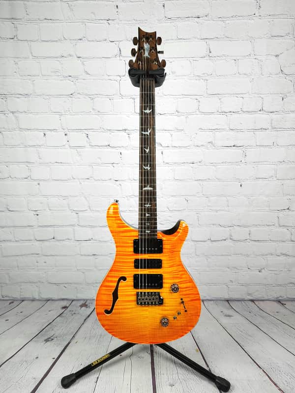 Paul Reed Smith PRS Private Stock Special 22 Semi-Hollow Electric Guitar Citrus Glow image 1