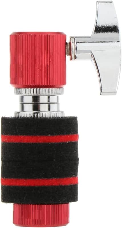 Hi-hat Clutch, Hi Hat Stand for 6 mm Rod, Aluminum Hi-hat Clutch Cymbal Standard Hi-Hat Stands for Jazz Drum Parts Accessories, Red image 1