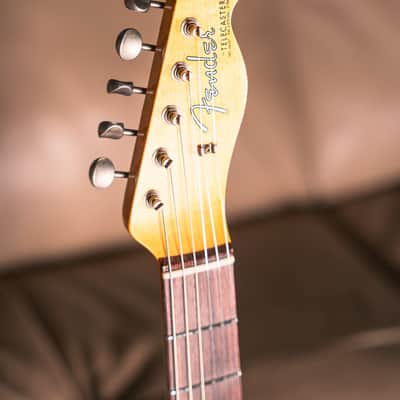 Fender Custom Shop '63 Telecaster Relic in Aged Olympic White image 6