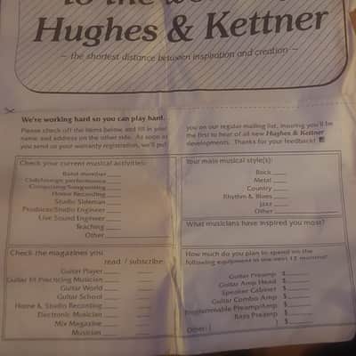 Hughes & Kettner Red Box Cabinetulator G MK II 1992 - Red image 11
