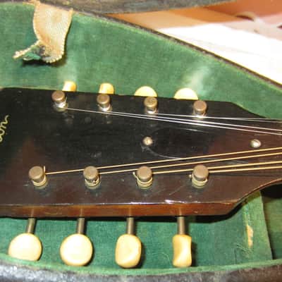 Gibson Style A Mandolin 1920s Black w/ Original Case image 12