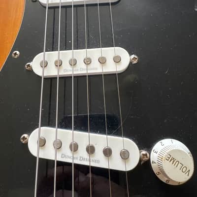 Squier Stratocaster with Rosewood Fretboard 1992 - 1996 - sunburst image 4