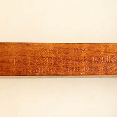 Bacon  Style #1 Banjo Ukulele (1926), ser. #21663, black gig bag case. image 12