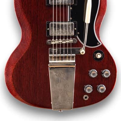 Gibson Custom Murphy Lab 1964 SG Standard Reissue w/ Maestro Ultra Light Aged Cherry Red image 12