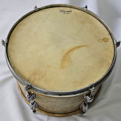 Slingerland Radio King Tom 12x8 w/Rogers Swivomatic Mount 1940s-1950s - White Marine Pearl image 5