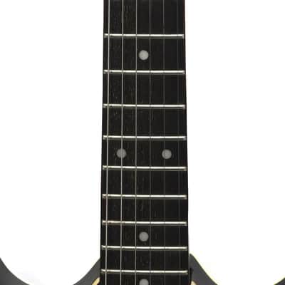 2010 Oscar Schmidt by Washburn Delta King OE-30/BK Hollowbody Electric Guitar - Black Beauty image 4