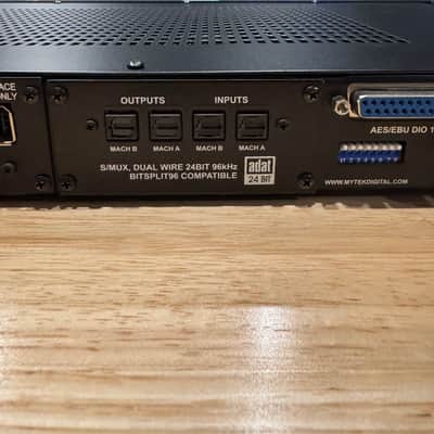 Mytek Digital 8x192 8-Channel 192kHz/DSD Hi-Performance A/D and D/A Converter Black with MADI and ADAT cards image 12