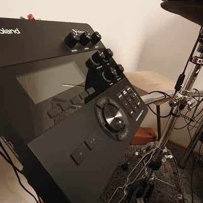 Drum Tec Pro 3 mit Roland TD-27 Ende 2023 - Piano White image 4